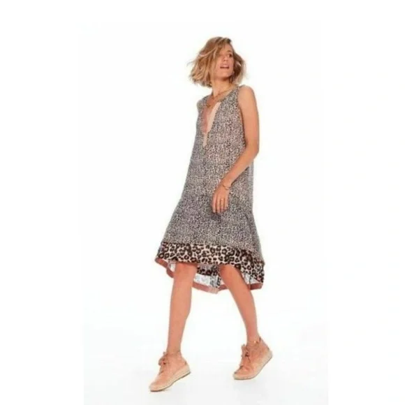 Scotch & Soda | Dresses | Scotch Soda Silk Leopard Print Layered Dress |  Poshmark